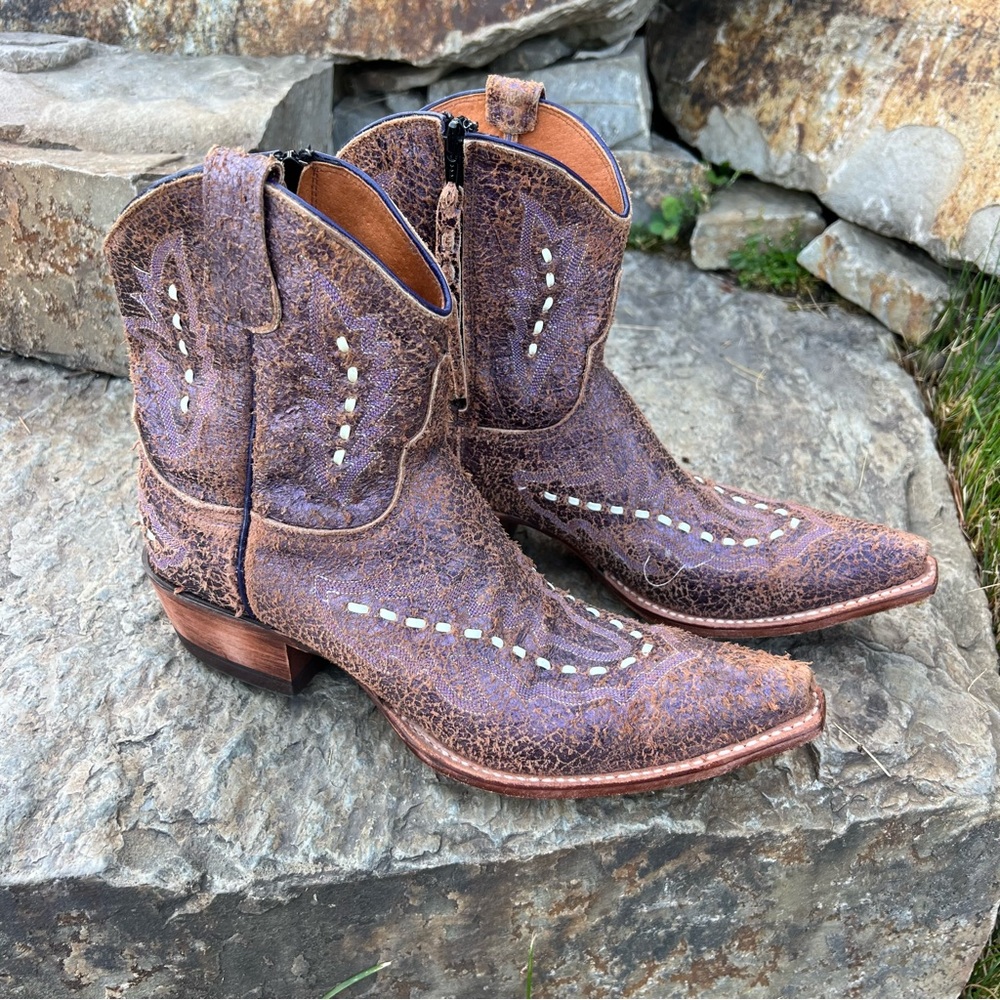 Women's Luchesse Diva "Samantha" Cowgirl Western Booties Boots Size 9B 59/120
